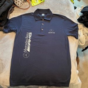 Gildan polo shirt. Mercedes Benz AMG